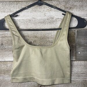 Aerie Textured Olive Top